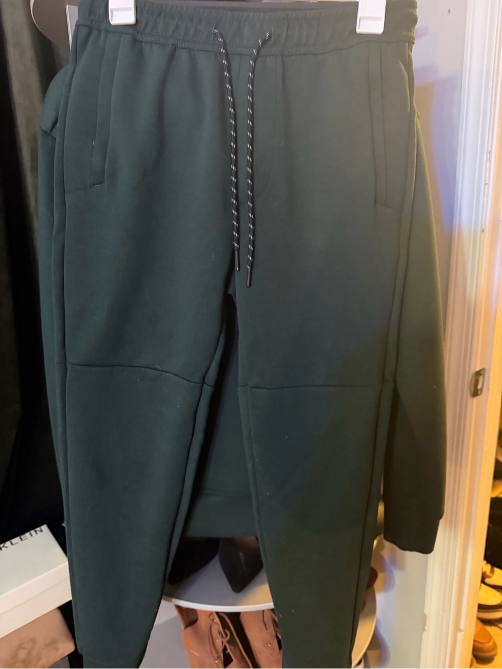 American Eagle Outfitters Dark Green Track Joggers and Sweatshirt